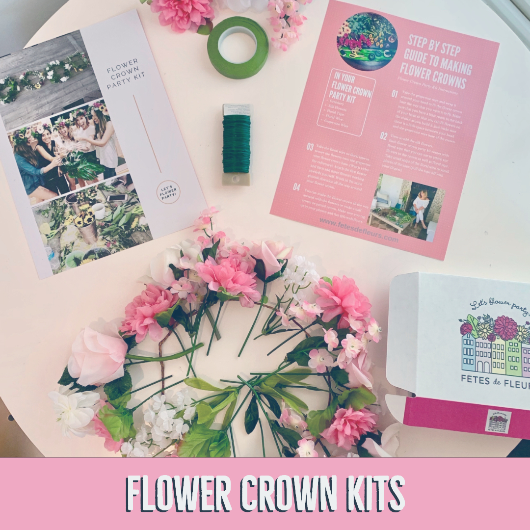 Looking for Classy Bachelorette Party Gifts the Flower Crown Kit for
